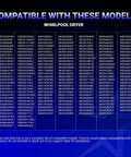 Model compatibility for Upgraded Dryer Heating Element Kit With 8544771 Element 3392519 Thermal Fuses And 279973 High Limit Thermostat