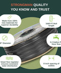 Pro Grade Drip Irrigation Tape Roll 1640 Ft Five Eighths Inch With Smart Regulator shown with features and specifications.