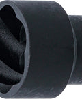 Spiral Profile Twist Socket Screw Extractor, 32mm Spanner, Chrome Molybdenum Steel, Eats Into Stripped Screws For Easy Loosening Of Damaged Nuts And Hex Heads, Burnished Finish, Half Inch Drive displayed.