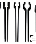 DIY Rapid Tongs Bundle For Blacksmithing Five Types Of Tongs With Rivets Five Sixteenth Inch Mild Steel Tool Set image