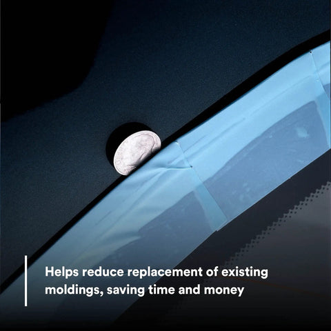 Perforated Trim Masking Tape For Auto Molding Protection Hand Tear Hard Band Edge Lifts Moldings For Concealed Paint Edges