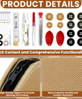 EDC Ready Military Style Survival Sewing Kit Tactical Pack With Buttons, Durable Nylon, Compact Portable Repair Gear