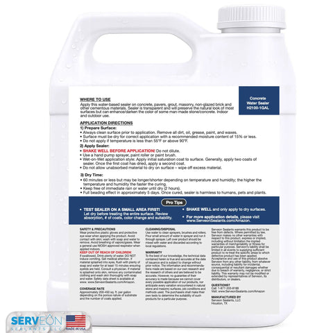 Tough As Nails Concrete Driveway Sealer With Penetrating Densifier For Indoor Outdoor Use Clear Natural Finish Waterproof Sealant For Pavers Sidewalks And Pools One Gallon