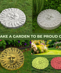 Sun Moon Garden Stone Stepping Mold For Concrete Diy Pathway Pavers Easy Cement Mold To Create Sun And Moon Stepping Stones