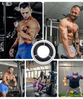 Heavy Duty 32.8 Foot Fitness Pulley Cable Replacement Rock Solid Five Millimeter Black Pvc Coated Wire Rope in use at gym