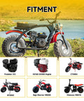 Seven Eighths Inch Mini Bike Throttle Assembly And Throttle Linkage Kit For Predator 212 196cc Coleman CT200U fitment chart
