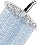 High Pressure Rain Shower Head With All Metal Stainless Steel Build 8 Inch Chrome Rainfall Showerhead Delivers Strong Water Flow Even at Low Pressure