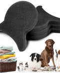 Reusable Laundry Hair Remover Tool For Dogs And Cats, Effortlessly Removes Lint And Dander, 4 Pack, shown with pets and laundry.