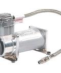 Heavy Duty Air Compressor Built Tough To Run 150 Psi On 12 Volt Continuous Duty Cycle Pushing 1.17 Cfm Free Flow for durable use.