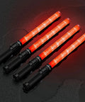 4 Pack 21 Inch LED Traffic Wand For Air Traffic Control With 3 Flashing Modes, Ideal For Airport Parking And Car Directing