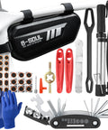 All In One Bike Repair Kit With Waterproof Hard Shell Case Ride Ready Pump Patch Kit And Multi Tool For Road And Mountain Bikes