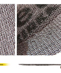 Close-up of Top Notch 6 Inch 150mm Mesh Sanding Discs with Hook and Loop Backing, showing anti-blocking design.