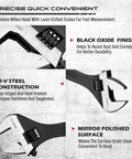 4 Piece Adjustable Wrench Set With 6, 8, 10, 12 Inch Sizes in chrome vanadium steel, corrosion resistant black oxide finish