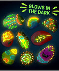 Glow In The Dark Rock Painting Kit For Kids Ages Six To Twelve Arts And Crafts Gift Set With Ten Natural White River Rocks