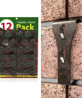 Heavy Duty Brick Wall Clips For Outdoor Hangs No Drill No Nails Fits Two And A Quarter To Two And Three Eighths Inch Bricks