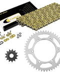 Beefed Up O Ring Drive Chain And Sprockets Kit For Kawasaki KX250F 2006 2007 2008 2009 2010 With Master Link And Rivet Link