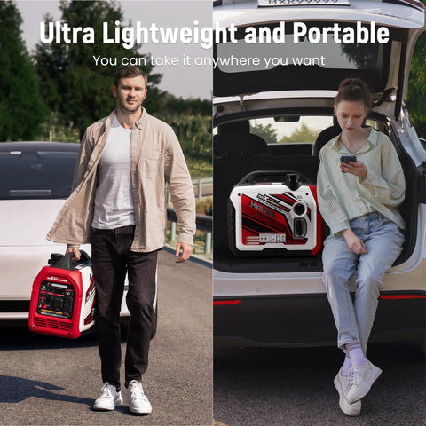 Hella Reliable 4000 Peak Watt Portable Inverter Generator Delivering 3200 Smooth Running Watts EPA Certified, lightweight and portable.