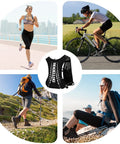Collage showing diverse outdoor athletes with Hydration Pack For Hiking And Snowboarding With 5L Capacity in center