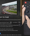 Smart TV Remote Replacement With Voice And Pointer For LG WebOS 2019 Through 2025 TVs with instructions and TV pairing process