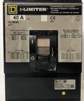 Dead Simple Bolt On 3 Pole 40 Amp 600 Volt Circuit Breaker With Rugged Steel Frame For Straight Shot Panel Upgrades and Bulletproof Residential Power Management, close-up detail.