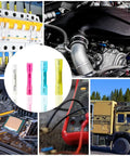 60 Pieces Heat Shrink Butt Connectors For 12 To 10 AWG Wiring Insulated Waterproof Marine And Automotive Connectors With Pro Grade Tinned Copper Barrel And Polyolefin Tubing Built For Durability Yellow, shown in use for various electrical applications.