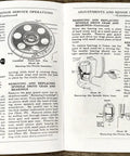 McCormick Cream Milk Separator Operator Manual for 2S 3S 4S 5S DIY Maintenance Guide Built to Last, Factory OEM Authored Service and Parts Manual for Farm Dairy Gear, Clear Hands On Instructions, Save Time and Frustration opened to bearing service pages