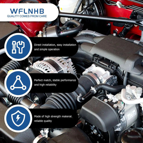 Engine bay with installed Mercedes-Benz Left And Right Air Intake Hose Replacement For S550 S63 AMG 4.6L 5.5L 2014 2015 2016 2017