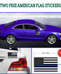 Thin Blue Line License Plate Frame With Carbon Fiber Look Patriotic Black Aluminum Car Tag Holder American Flag Design Includes Screws Cap Covers And Decal Great Cop Gift For Law Enforcement 1 Pack with free American flag stickers on cars.