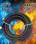 Pro Grade 26 Ft AN6 PTFE Fuel Line Kit With Nylon Stainless Braided Hose For LS Swap EFI E85 coiled with temperature ratings