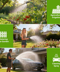 Smart Garden Sprinkler Timer For Hose Systems With Rain Delay And Auto Watering For Lawn And Garden, in use for various applications