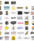 Engineering Stickers Pack For Water Bottles And Laptops Waterproof Vinyl Decals For Engineers Gift Ideas For Women And Men