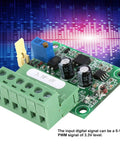 Analog Voltage To PWM Converter For 3.3V Signals Converts PWM 0-100 Percent To 0-5V Output, digital module in focus