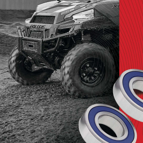 Heavy Duty Wheel Bearing Kit For CF Moto Rancher 500 And 600 2011-2013 Replacement With ABEC 3 High Speed Bearings