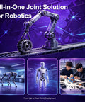 19.5KG Serial Bus Servo Motor And 12V Programmable Smart Actuator Featuring Hella Precise Absolute Magnetic Encoder for robotic arm assembly.