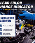 Dual Chamber Head Gasket Tester Kit With 8.5oz Testing Fluid For Gas And Diesel Engines, Color Change Indicator, Quick Leak Diagnostics, Over 50 Tests Per Bottle, Car Truck Repair Tool For Pros And DIYers in engine bay