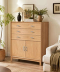 Wooden dresser with 10 Pack 2 Inch Brushed Nickel Stainless Steel Cabinet Knobs T Bar Pulls For Cabinets And Drawers