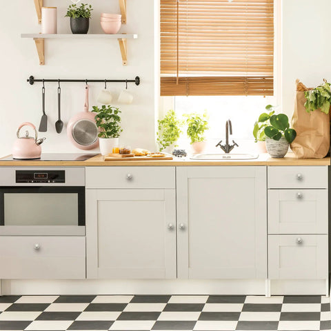 Modern kitchen featuring 30 Pack Brushed Nickel Cabinet Pulls One And A Quarter Inch Kitchen Drawer Pulls And Door Handles For Dresser Modern Hardware Set For Cabinets Easy Install Durable Zinc Alloy Upgrade Your Cabinets on grey cabinets.