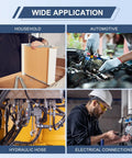 Wide application of Premium Copper Flat Washers M16 in household, automotive, hydraulic, and electrical settings.