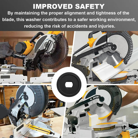 Outer Blade Clamp Washer Replacement For Ten Inch And Twelve Inch Miter Saws Easy DIY Fit Works With Models DW703 DW705 DW706
