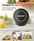 Portable Induction Cooktop With Probe, Diamond Edition, on kitchen counter with focus on compact size and digital display showing 500F.