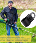 Badass Weed Eater Shoulder Strap Clamp Bracket Compatible With 26Mm And 28Mm Tubes for easy attachment to trimmer shaft.