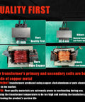 Comparison of copper versus aluminum transformers for Upgraded Plastic Welder Kit With Rapid Heating, 1000 Staples, Copper Transformer.