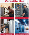 Versatile use of 25 Piece Metal Cable Connectors For Three Eighth Inch Conduit Zinc Electrical Fittings in various wiring projects.