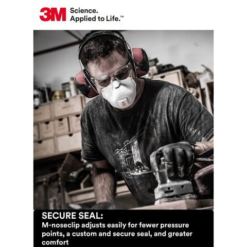 8511 Particulate Disposable Respirator N95 Pack Of 80 NIOSH Approved Cool Flow Valve For Grinding Sanding Sawing Dust And Smoke With Dual Attachment And All Day Comfort