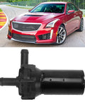 Heavy Duty Electric Auxiliary Water Pump Replaces OEM 11537630368 for Cts Sts Xlr with smooth black design.