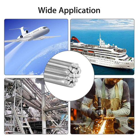 Low Temp Aluminum Welding Rods 20 Pack Flux Free Cored Wire For Quick Welds And Surfacing 0.08 x 10 In application examples