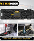 Tough As Nails Off Road Recovery Traction Boards With Built In Jack Lift Base showing detailed jack base design for 4X4 use.