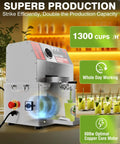 Heavy Duty Electric Sugarcane Juicer Machine With Three Rollers For Commercial Countertop Use High Yield 300Kg Per Hour Stainless Steel Press, 800W motor.