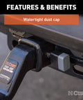 Heavy Duty Five Eighths Inch Hitch Lock Pin With One Quarter Turn Deadbolt, 18,000 Lb Security installed on trailer hitch