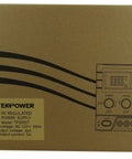 Box packaging of Variable DC Power Supply Bench Unit 0 To 30 Volts And 0 To 5 Amps With CV And CC Modes Alligator Test Leads Included